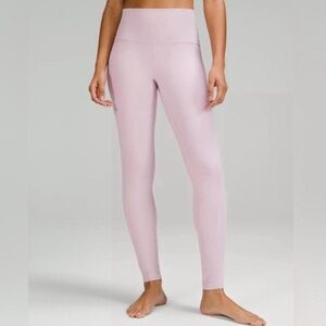 Lululemon Pink Peony align 25 inch leggings size 4